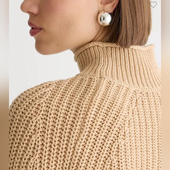 NWT J. Crew Relaxed Rollneck sweater, XXS - Picture 3 of 8